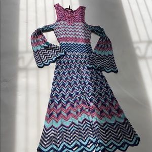 BCBG mid-length multicolor dress